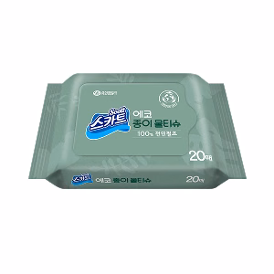 스카트 에코 종이물티슈 휴대용 20매